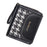 BAELLERRY N1896 PU Leather Short Wallet Houndstooth Pattern Women's Zipper Coin Purse Card Holder - Black - 5