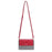 BAELLERRY N8703 Women PU Leather Bag Houndstooth Pattern Small Square Bag Crossbody Shoulder Bag - Red - 6