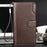 BAELLERRY S1063 Men Long Wallet Cellphone Holder Zipper PU Leather Clutch with Hand Strap - Coffee - 4