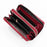 BAELLERRY N1897 PU Leather Crossbody Bag Litchi Texture Women Shoulder Handbag with Coin Purse Pouch - Wine Red - 3