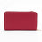 BAELLERRY N1897 PU Leather Crossbody Bag Litchi Texture Women Shoulder Handbag with Coin Purse Pouch - Wine Red - 5