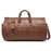 PU Leather Men Suit Storage Bag Large Capacity Waterproof Travel Luggage Tote Crossbody Bag - Brown - 1
