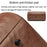 PU Leather Men Suit Storage Bag Large Capacity Waterproof Travel Luggage Tote Crossbody Bag - Brown - 7