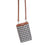 BAELLERRY N8702 Ultra-light Gird Pattern Bag Girls PU Leather Crossbody Bag Women Travel Phone Shoulder Bag - Brown - 5