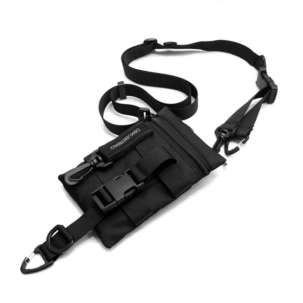 Messenger Bag Casual Sling Crossbody Cell Phone Purse Multifunction Nylon Shoulder Bag - Size: S - 1