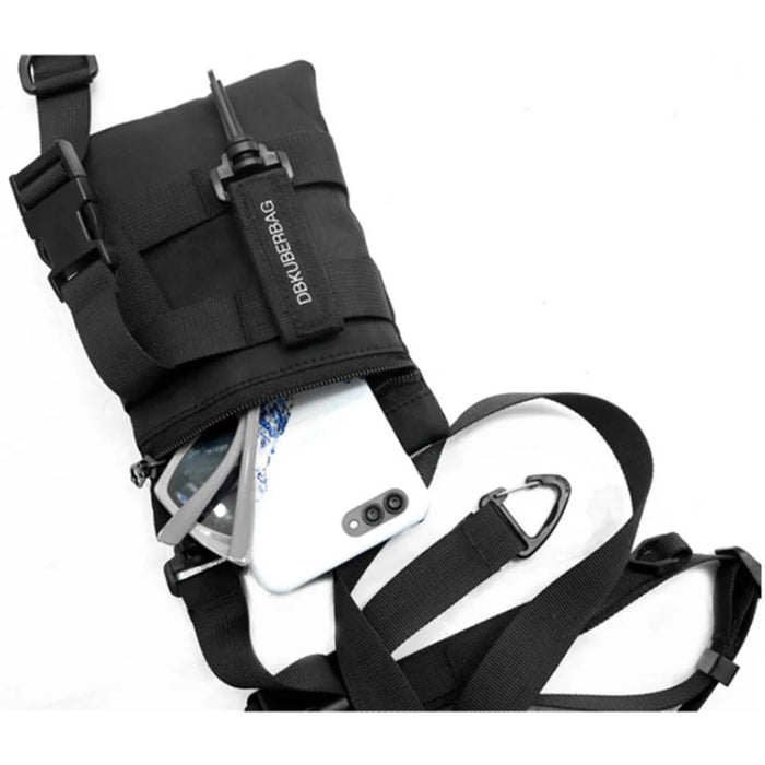 Messenger Bag Casual Sling Crossbody Cell Phone Purse Multifunction Nylon Shoulder Bag - Size: S - 4