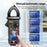 ANENG PN128 AC / DC Clamp Current Multimeter 4000 Count NCV Induction Measure Pliers Tester with Flashlight - Black - 5