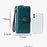 CHARM INFINITE Waxy PU Leather RFID Blocking Long Wallet Cellphone Purse with Wrist Strap - Peacock Blue - 7