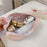 Pattern Design Cosmetic Organizer Pen Coin Key Toiletries Storage Bag Cotton Cloth+Canvas Makeup Pouch - Twill Texture - 3