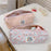 Pattern Design Cosmetic Organizer Pen Coin Key Toiletries Storage Bag Cotton Cloth+Canvas Makeup Pouch - Twill Texture - 4