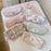 Pattern Design Cosmetic Organizer Pen Coin Key Toiletries Storage Bag Cotton Cloth+Canvas Makeup Pouch - Twill Texture - 6
