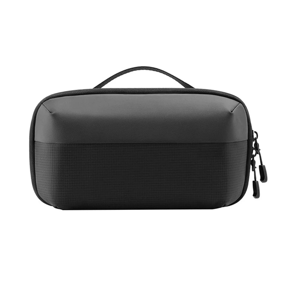 Portable Data Cable Digital Accessories Organizer Pouch Power Bank Handbag Makeup Toiletries Storage Hand Bag - 2
