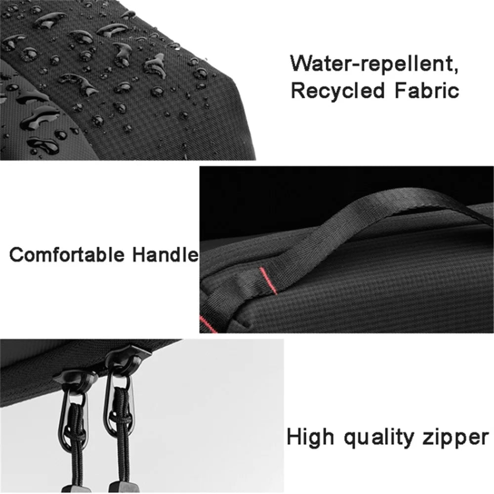 Portable Data Cable Digital Accessories Organizer Pouch Power Bank Handbag Makeup Toiletries Storage Hand Bag - 6