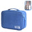300D Cationic Zipper Bag Water-Resistant Data Cable Digital Accessories Carrying Pouch Power Bank Handbag - Sky Blue - 2