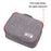 300D Cationic Zipper Bag Water-Resistant Data Cable Digital Accessories Carrying Pouch Power Bank Handbag - Sky Blue - 4