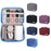 300D Cationic Zipper Bag Water-Resistant Data Cable Digital Accessories Carrying Pouch Power Bank Handbag - Sky Blue - 7