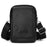 DEABOLAR PU Leather Belt Hanging Vertical Waist Bag Men Single Shoulder Crossbody Bag - Black - 1
