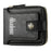 DEABOLAR Retro PU Leather Men Short Wallet Zipper Cards Cash Coins Holder Bag - Black - 1