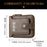 DEABOLAR Retro PU Leather Men Short Wallet Zipper Cards Cash Coins Holder Bag - Black - 6