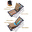Business Men Slim Horizontal PU Leather Short Wallet Card Cash Storage Bag - Black - 2