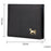 Business Men Slim Horizontal PU Leather Short Wallet Card Cash Storage Bag - Black - 7