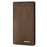 DEABOLAR Men's Wallet Wood Texture PU Leather Coin Card Storage Holder Cash Organizer Pouch - Coffee - 1