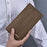 DEABOLAR Men's Wallet Wood Texture PU Leather Coin Card Storage Holder Cash Organizer Pouch - Coffee - 4