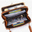 TAILIAN TC318-002 PU Leather Crossbody Bag Multiple Card Slots Rhombus Stitching Line Travel Shoulder Bag - Brown - 3