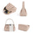 9637 Cloud Dumpling Fashion Women Crossbody Phone Bag Genuine Cow Leather Handbag Shoulder Bag - Apricot - 2