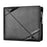 DEABOLAR Short Wallet with Zipper Pocket Men Slim PU Leather Coin Storage Card Holder Bag - Black - 1
