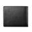 DEABOLAR Short Wallet with Zipper Pocket Men Slim PU Leather Coin Storage Card Holder Bag - Black - 3