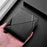 DEABOLAR Short Wallet with Zipper Pocket Men Slim PU Leather Coin Storage Card Holder Bag - Black - 7