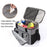 24L Thermal Insulated Travel Lunch Bag Waterproof Oxford Cloth Picnic Cooler Tote Shoulder Bag - Grey - 2