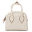 JY9061 Size S Genuine Cowhide Leather Crossbody Bag Splicing Color Daypack Women's Small Handbag - Beige - 1