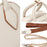 JY9061 Size S Genuine Cowhide Leather Crossbody Bag Splicing Color Daypack Women's Small Handbag - Beige - 3