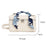 JY83019 Women's Handbag Genuine Cowhide Leather Crossbody Bag Gril's Daypack with Silk Ribbon Decor - Pink - 5