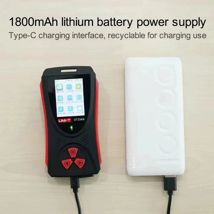 UNI-T UT334A Radiation Dosimeter Geiger Counter Electromagnetic Radiation Dose Tester X-ray Beta Gamma Detector - 5