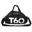 Sports Fitness Bag for Women Yoga Shoulder Bag Training Storage Pouch for Short Traveling - Black / White - 1