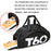 Sports Fitness Bag for Women Yoga Shoulder Bag Training Storage Pouch for Short Traveling - Black / White - 3