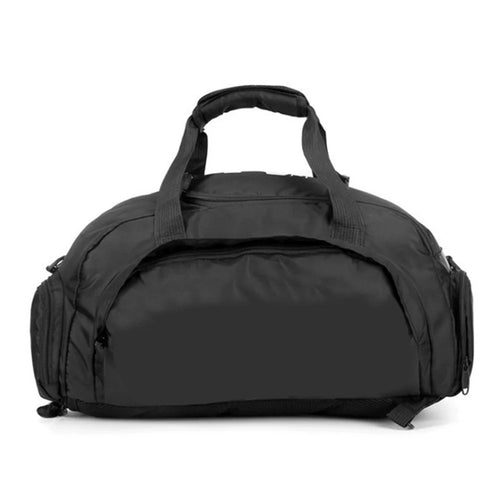 Upgrade Sports Fitness Storage Bag for Women Yoga Shoulder Bag with Side Pouch Large Capacity Training Bag - Black - 1