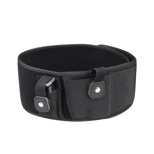 50 inch Tactical Belt Holster Wide Belt Waistband Military Neoprene Elastic Pistol Holster - Left Hand - 1