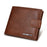 TAILIAN T120D-H46-BE Hasp Design Cowhide Leather Men Card Cash Holder Short Wallet - Black - 4