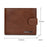TAILIAN T120D-H46-BE Hasp Design Cowhide Leather Men Card Cash Holder Short Wallet - Black - 7