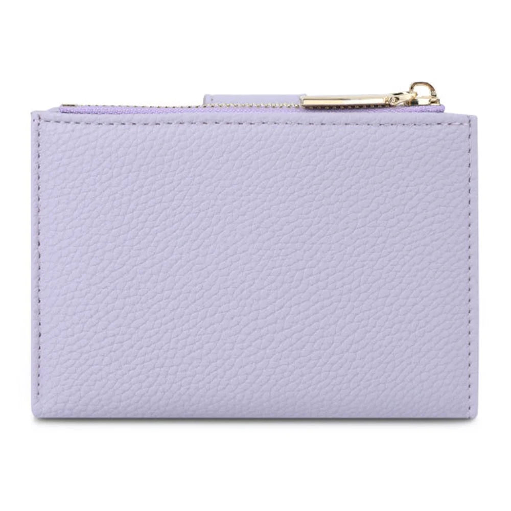 TAILIAN T2602-324 Litchi Texture PU Leather Women Short Wallet Cards Cash Holder with Zipper Pocket - Purple - 4