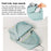 Cool Silk Floss+Polyester Backpack Laptop Shoulders Bag Travel Rucksack Student School Bag Book Bag - Green - 4