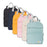Cool Silk Floss+Polyester Backpack Laptop Shoulders Bag Travel Rucksack Student School Bag Book Bag - Green - 7