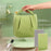 Portable Hanging Toiletry Wash Bag Polyester Waterproof Cosmetics Storage Bag Handbag - Green - 3