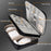 Three Layers Digital Accessories Storage Bag Polyester + PU Leather Data Cable Power Bank Handbag - Black - 7