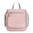 Portable Travel Toiletry Bag Polyester Makeup Cosmetics Hanging Storage Bag Container - Pink - 1
