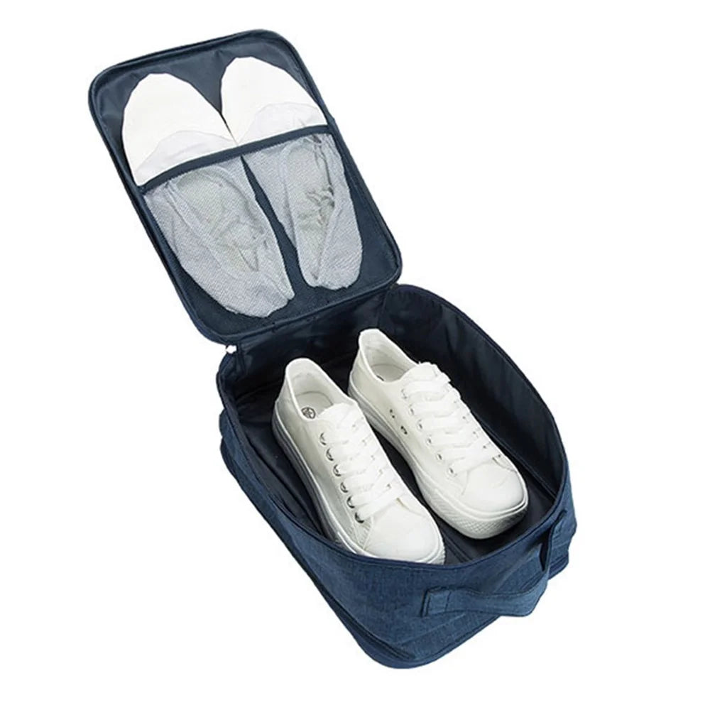 Multifunction Traveling Shoes Packing Bag Shoe Organizer Pouch Storage Bag Organization Pouch - Dark Blue - 3